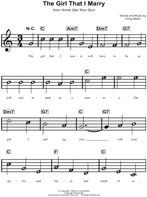 The Girl That I Marry