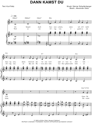 Dann Kamst Du