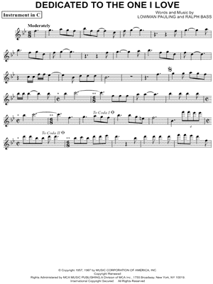 Dedicated to the One I Love