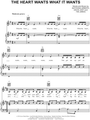 The Heart Wants What It Wants