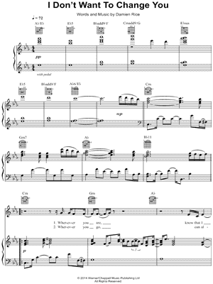 I Don't Want To Change You