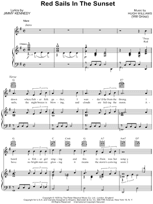 Red Sails In The Sunset