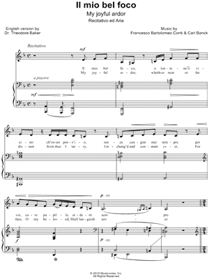 Il mio bel foco [Quella fiamma che m'accende]