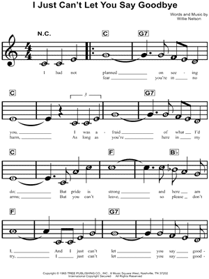 I Just Can't Let You Say Goodbye