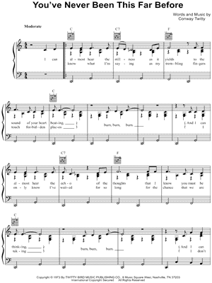 You've Never Been This Far Before