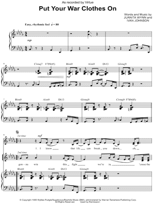 Put Your War Clothes On