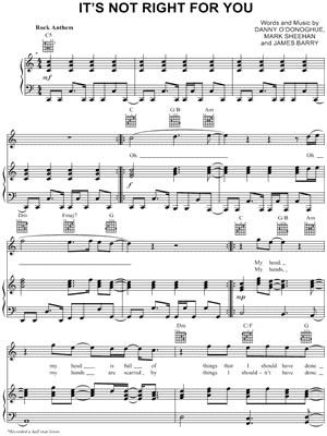 It's Not Right For You