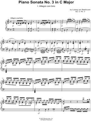 Piano Sonata No. 3 in C Major