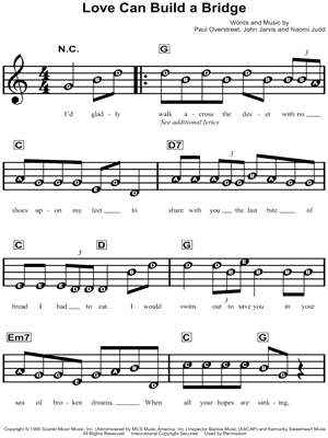 Love Can Build a Bridge