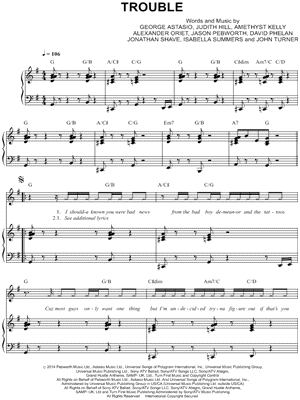 Trouble by Iggy Azalea - Sheet Music