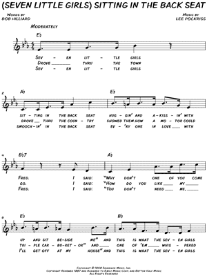 (Seven Little Girls) Sitting In The Back Seat