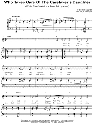 Who Takes Care Of The Caretaker's Daughter