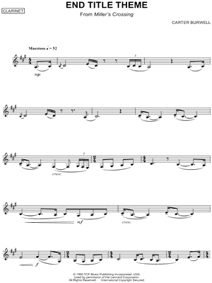 End Title Theme from Miller's Crossing