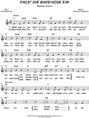 PACK DIE BADEHOSE EIN