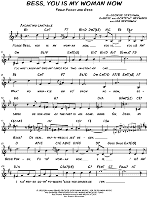 Bess, You Is My Woman