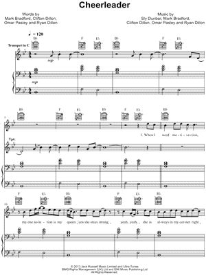Cheerleader (Felix Jaehn Remix) [with C Trumpet part]