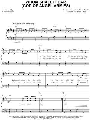 Whom Shall I Fear (God of Angel Armies)