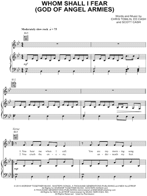 Whom Shall I Fear (God of Angel Armies)