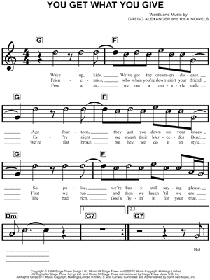 You Get What You Give