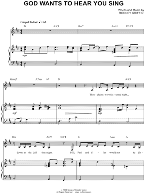 God Wants To Hear You Sing