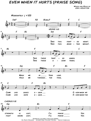 Even When It Hurts (Praise Song)