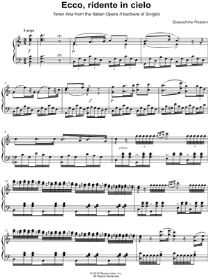 Ecco, ridente in cielo