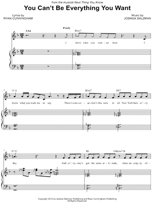 You Can't Be Everything You Want