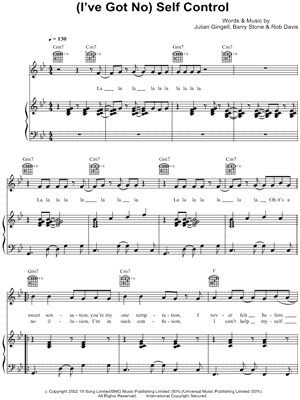 (I've Got No) Self Control