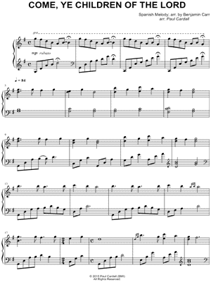 Come, Ye Children Of The Lord