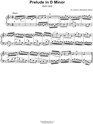 Prelude in D Minor