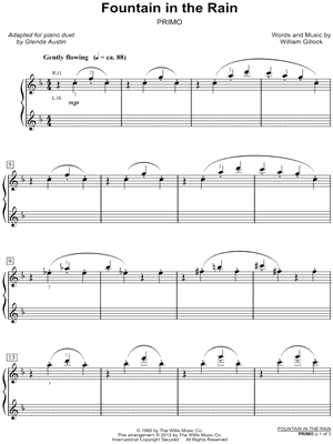 Fountain in the Rain