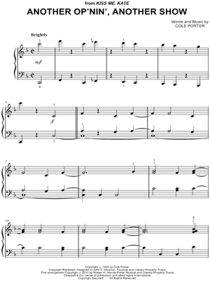 Another Op'nin', Another Show