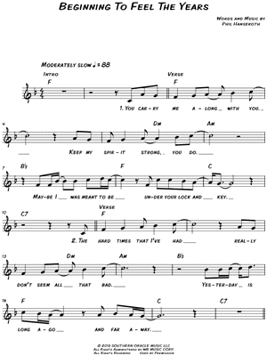 Beginning to Feel the Years