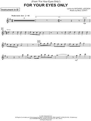 For Your Eyes Only from James Bond 007: For Your Eyes Only - Sheet Music