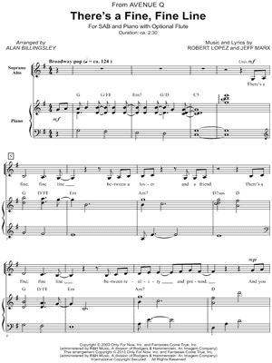 There's a Fine, Fine Line