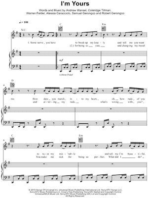 I'm Yours