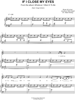 If I Close My Eyes