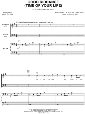 Good Riddance (Time of Your Life)