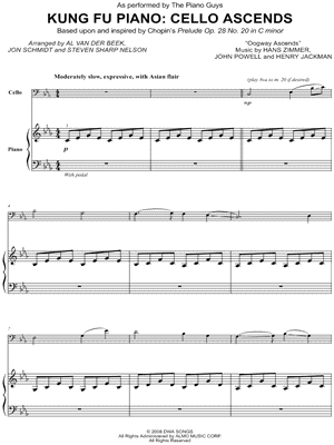 Kung Fu Piano: Cello Ascends - Cello & Piano