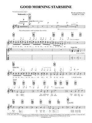 Good Morning Starshine