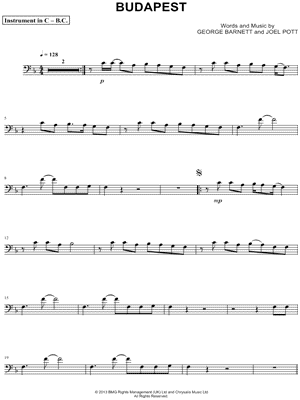 Budapest - Bass Clef Instrument