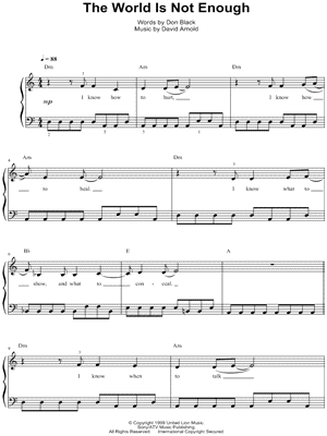 The World Is Not Enough