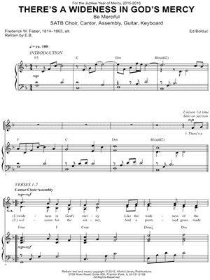 There's A Wideness In God's Mercy