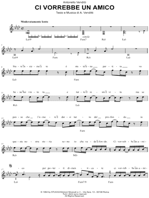 Ci vorrebbe un amico