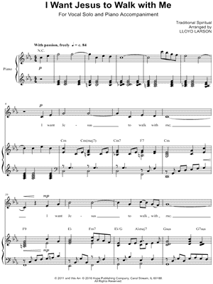 I Want Jesus to Walk with Me