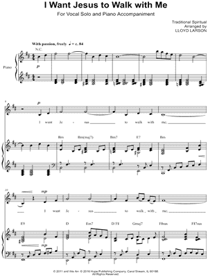 I Want Jesus to Walk with Me