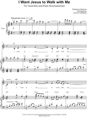 I Want Jesus to Walk with Me