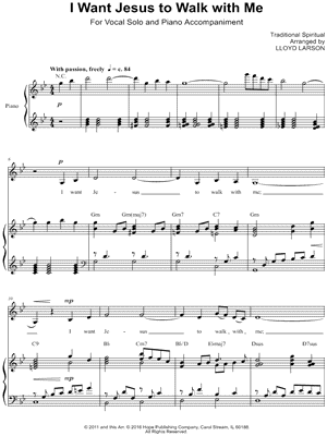 I Want Jesus to Walk with Me