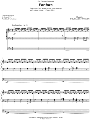 Fanfare by Douglas E. Wagner - Sheet Music
