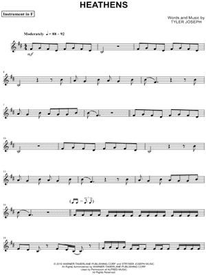 Heathens - F Instrument